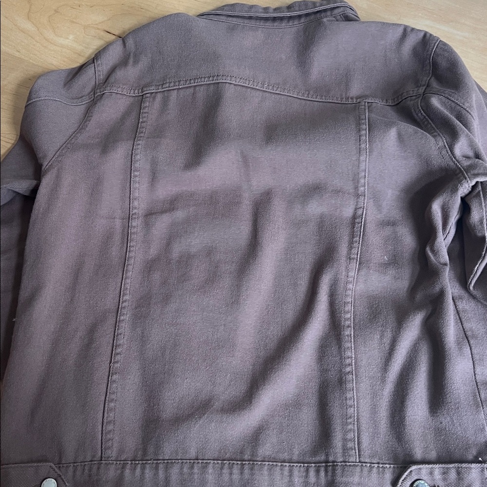 SHEIN Men's Chocolate Brown Denim Jacket - Picture 4 of 4